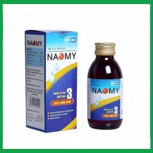 Siro Naomy TW3 giảm các triệu chứng ho do cảm lạnh, cảm cúm 60ml