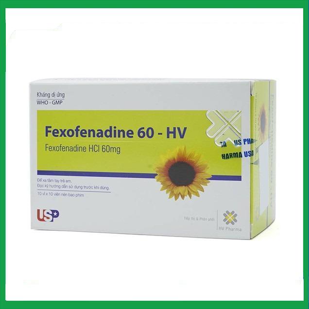 Fexofenadine-60-HV.jpg Nhà Thuốc Thành Hương - Fexofenadine 60 HV