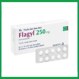 Flagyl 250mg trị nhiễm khuẩn (2 vỉ x 10 viên)