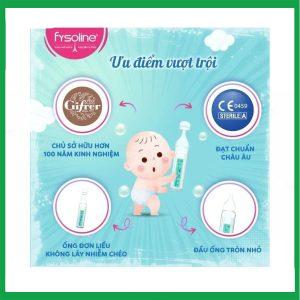 Nhà Thuốc Thành Hương - Dung dịch nước muối ưu trương Fysoline xanh 5ml giảm ngạt mũi, khô mũi (20 ống) 2 Nhà Thuốc Thành Hương - Fysoline xanh2 1