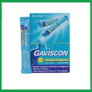 Nhà Thuốc Thành Hương - Hỗn dịch Gaviscon Reckitt Benckiser xanh điều trị trào ngược dạ dày, thực quản (24 gói x 10ml) 2 Nhà Thuốc Thành Hương - Gaviscon xanh 1