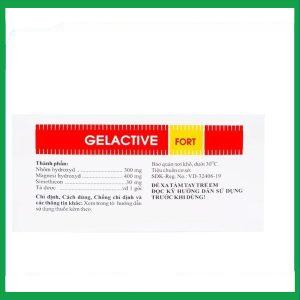 Nhà Thuốc Thành Hương - Hỗn dịch uống Gelactive Fort làm dịu các triệu chứng trong rối loạn tiêu hóa (30 gói x 10ml) 1 Nhà Thuốc Thành Hương - Gelactive Fort 2