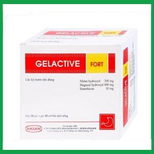 Hỗn dịch uống Gelactive Fort làm dịu các triệu chứng trong rối loạn tiêu hóa (30 gói x 10ml)
