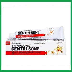 Kem Gentrisone điều trị nấm da, giảm viêm ngứa da (20g)