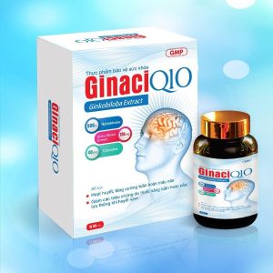 Nhà Thuốc Thành Hương - GinaciQ10 - Hỗ trợ tăng cường lưu thông tuần hoàn não, giảm đau đầu, mất ngủ (Lọ 60 viên) 3 Nhà Thuốc Thành Hương - GinaciQ10