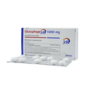 Nhà Thuốc Thành Hương - Thuốc Glucophage XR 1000mg Merck điều trị tiểu đường tuýp 2 (3 vỉ x 10 viên) 2 Nhà Thuốc Thành Hương - Glucophage XR 1000mg 2