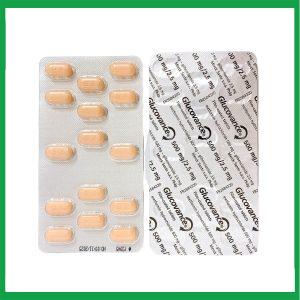 Nhà Thuốc Thành Hương - Glucovance 500mg 2.5 mg 4