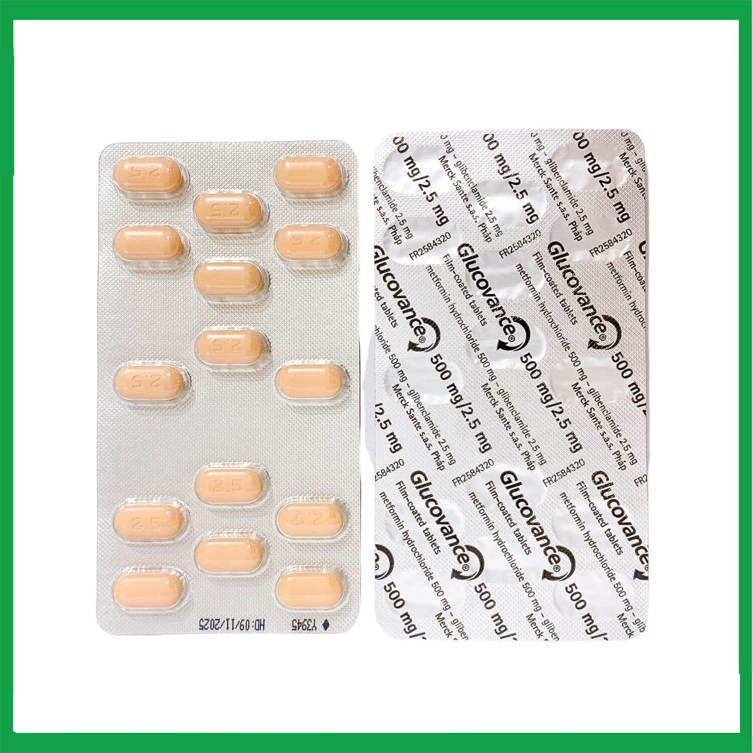 Glucovance-500mg-2.5-mg-4.jpg Nhà Thuốc Thành Hương - Glucovance 500mg 2.5 mg 4