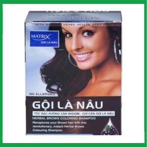 Nhà Thuốc Thành Hương - Gội là nâu Matrix (10 gói x 30ml) 2 Nhà Thuốc Thành Hương - Goi La Nau Matrix2