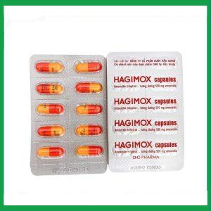 Nhà Thuốc Thành Hương - Thuốc Hagimox Capsules 500mg điều trị nhiễm khuẩn (10 vỉ x 10 viên) 1 Nhà Thuốc Thành Hương - Hagimox 2 1