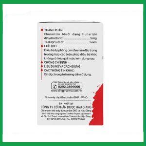 Nhà Thuốc Thành Hương - Thuốc Hagizin điều trị dự phòng đau nửa đầu, chóng mặt, hoa mắt (10 vỉ x 10 viên) 1 Nhà Thuốc Thành Hương - Hagizin 2