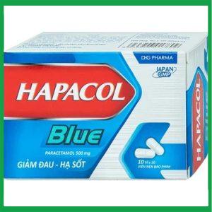 Thuốc Hapacol Blue 500 DHG điều trị đau đầu, đau nửa đầu