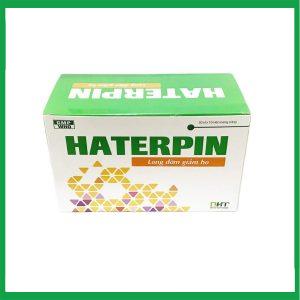 Thuốc Haterpin Hà Tây điều trị khi có các triệu chứng như ho, có đờm (Hộp 50 vỉ x 10 viên)