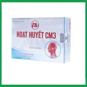 Thuốc Hoạt Huyết CM3 Phúc Vinh điều trị rối loạn tuần hoàn não do xơ vữa mạch máu (3 vỉ x 10 viên)