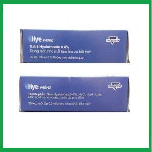 Nhà Thuốc Thành Hương - Dung dịch nhỏ mắt Hye Mono Gomed Farmigea làm ẩm và bôi trơn mắt, giúp giảm khô mắt (20 ống x 0.5ml) 1 Nhà Thuốc Thành Hương - Hye mono Hop 4 vi x 5 ong2