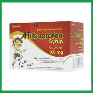 Nhà Thuốc Thành Hương - Siro A.T Ibuprofen 100mg giảm đau, kháng viêm, hạ sốt 2 Nhà Thuốc Thành Hương - Ibuprofen1