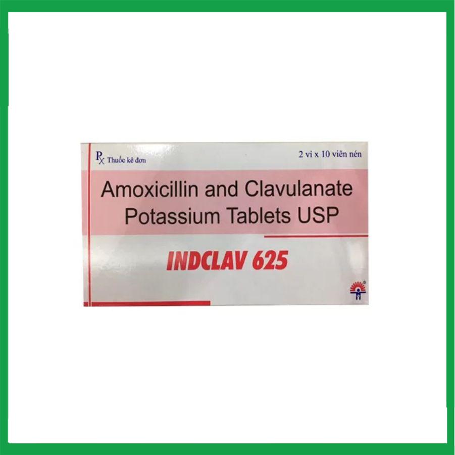 Indclav-625mg.jpg Nhà Thuốc Thành Hương - Indclav 625mg