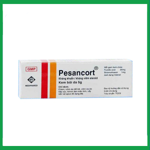 Kem bôi da Pesancort Medipharco điều trị vảy nến, sẹo lồi, lupus ban dạng đĩa (5g)