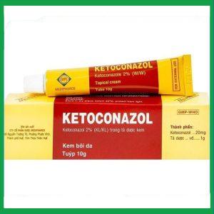 Kem bôi da Ketoconazol 2% điều trị các bệnh nấm da và niêm mạc (10g)