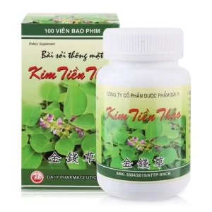 Kim Tiền Thảo Đại Uy lọ 100 viên hỗ trợ bào mòn sỏi, thông mật