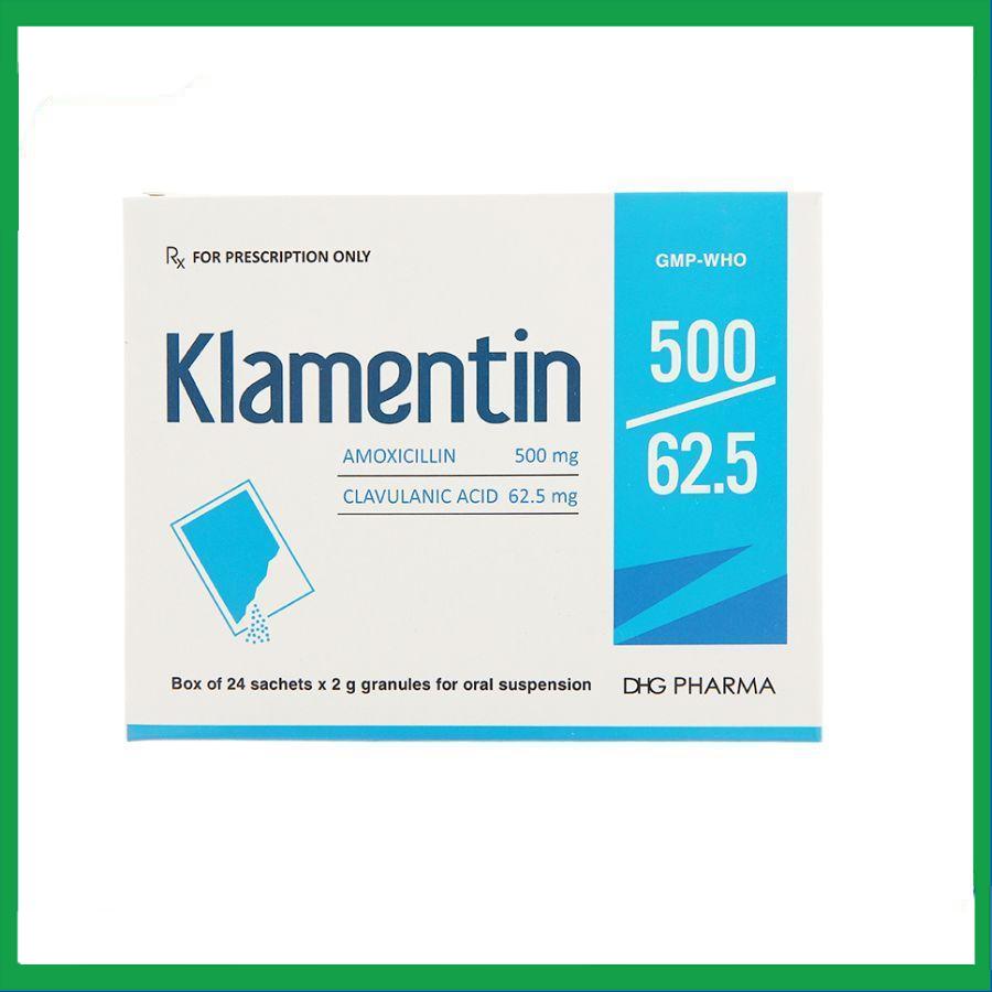 Klamentin-500-625-H-24g.jpg Nhà Thuốc Thành Hương - Klamentin 500 625 H 24g