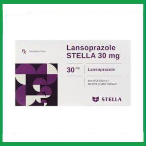 Viên nang cứng Lansoprazole 30mg điều trị loét dạ dày, viêm thực quản (3 vỉ x 10 viên)