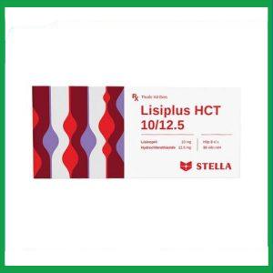 Viên nén Lisiplus HCT 10/12.5 điều trị tăng huyết áp nguyên phát (3 vỉ x 10 viên)