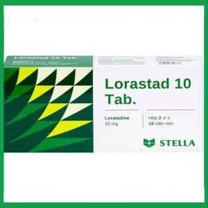 Nhà Thuốc Thành Hương - Viên nén Lorastad 10 Tab giảm viêm mũi và mày đay mạn tính (2 vỉ x 10 viên) 4 Nhà Thuốc Thành Hương - Lorastad 10 1