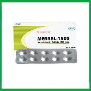 Viên nén Mebaal-1500 MEGA We Care điều trị các bệnh lý thần kinh ngoại biên (3 vỉ x 10 viên)