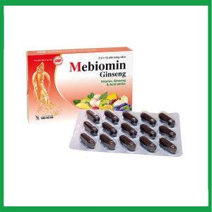 Mebiomin Ginseng - Viên uống tăng cường sức khỏe Hộp 2 vỉ x 15 viên