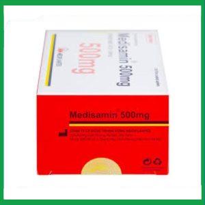 Nhà Thuốc Thành Hương - Medisamin 500mg trị và phòng ngừa chảy máu (10 vỉ x 10 viên) 1 Nhà Thuốc Thành Hương - Medisamin 2