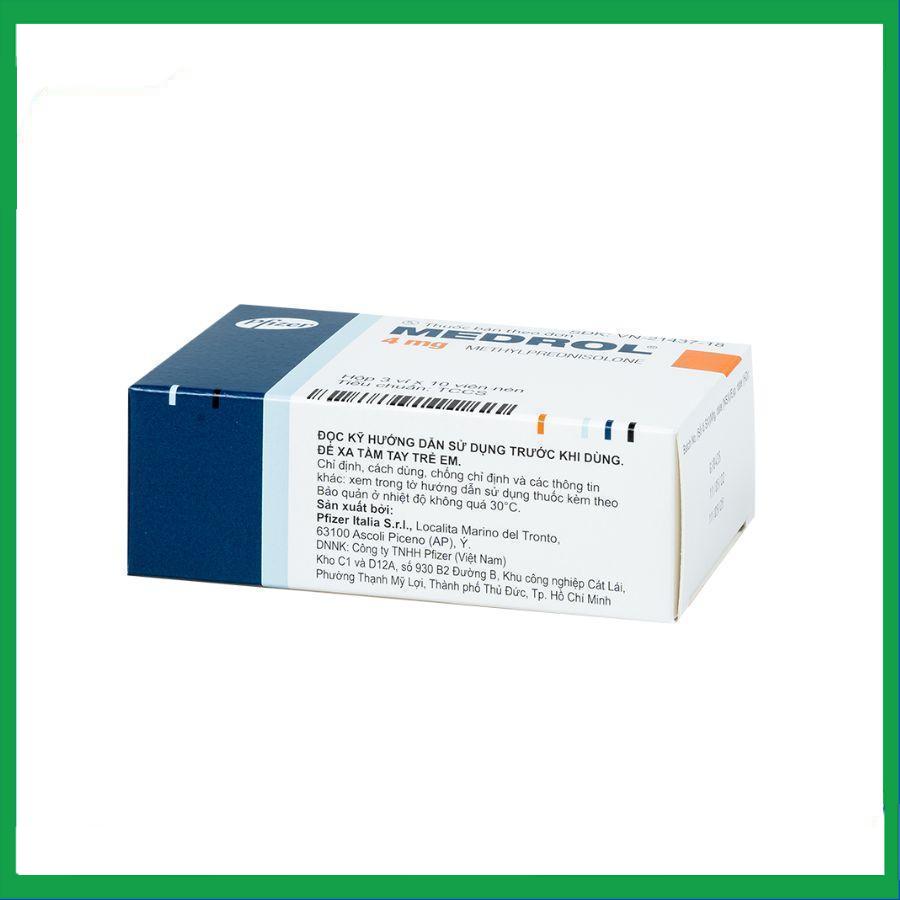 Medrol-4mg-1.jpg Nhà Thuốc Thành Hương - Medrol 4mg 1