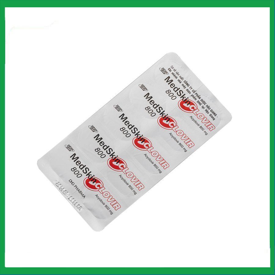 Medskin-Clovir-800-2.jpg Nhà Thuốc Thành Hương - Medskin Clovir 800 2
