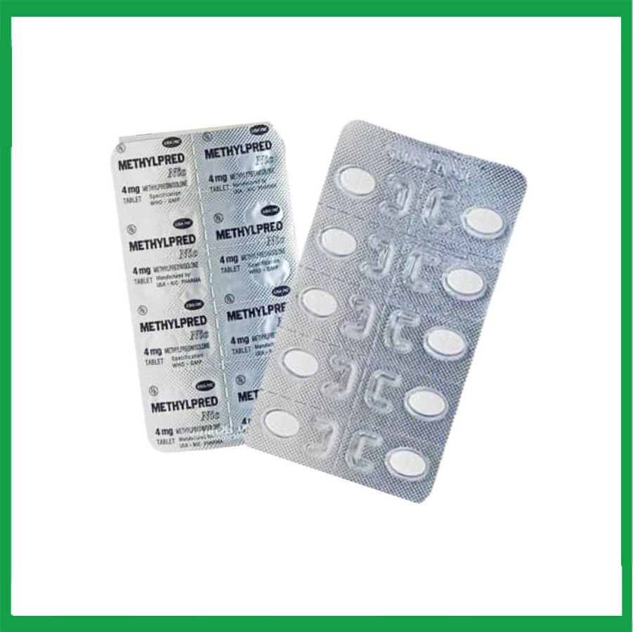 Methylpred-NIC-4mg-1.jpg Nhà Thuốc Thành Hương - Methylpred NIC 4mg 1