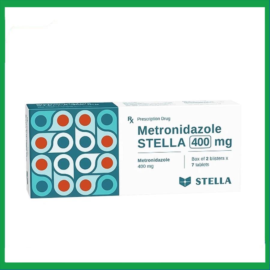 Metronidazole-Stella-400mg-1.jpg Nhà Thuốc Thành Hương - Metronidazole Stella 400mg 1
