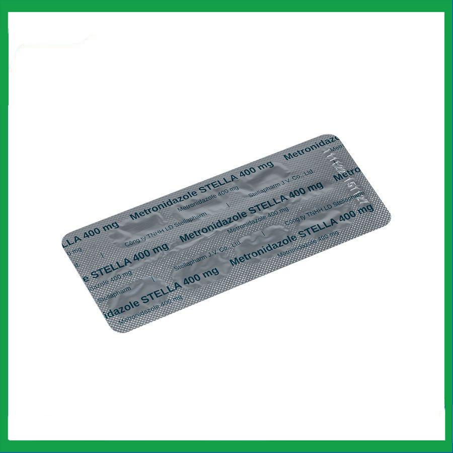 Metronidazole-Stella-400mg-2.jpg Nhà Thuốc Thành Hương - Metronidazole Stella 400mg 2