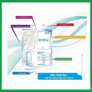 Nhà Thuốc Thành Hương - Dịch truyền MG-Tan 960ml cung cấp nước, chất điện giải, acid amin và calo 1 Nhà Thuốc Thành Hương - Mg tan 9601