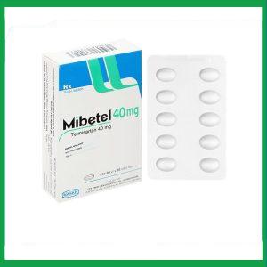 Viên nén Mibetel 40mg Hasan điều trị tăng huyết áp (3 vỉ x 10 viên)