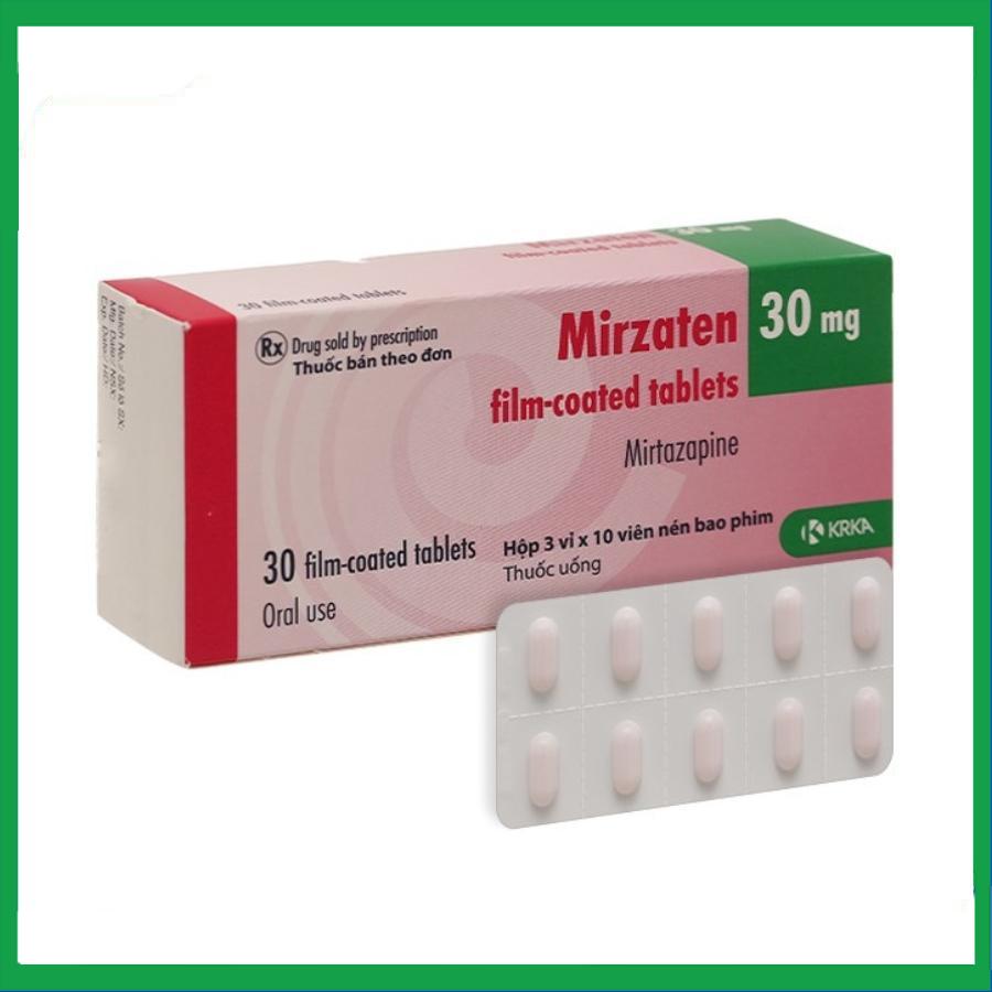 Mirzaten-30mg.jpg Nhà Thuốc Thành Hương - Mirzaten 30mg
