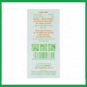 Nhà Thuốc Thành Hương - Bột uống Mitux 200mg DHG làm loãng chất nhầy đường hô hấp 1 Nhà Thuốc Thành Hương - Mitux 200mg3