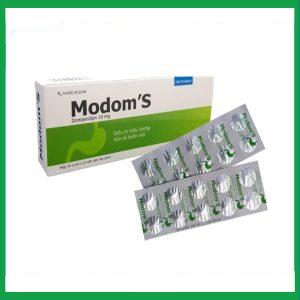 Nhà Thuốc Thành Hương - Viên nén Modom's 10mg DHG Pharma điều trị triệu chứng nôn và buồn nôn (10 vỉ x 10 viên) 1 Nhà Thuốc Thành Hương - Modom1