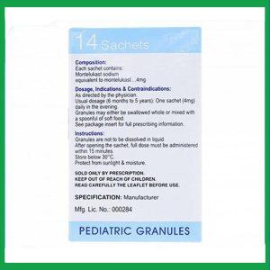 Nhà Thuốc Thành Hương - Thuốc cốm Montiget 4mg điều trị hen suyễn ở trẻ em 2 Nhà Thuốc Thành Hương - Montiget 4mg2