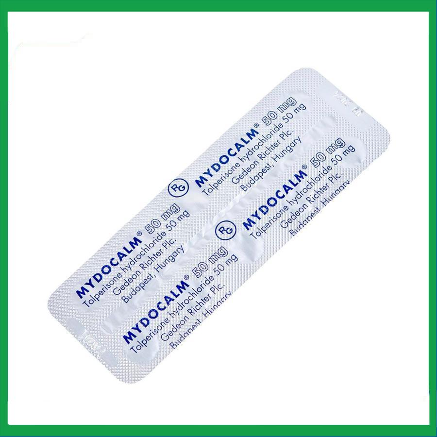 Mydocalm-50mg.jpg Nhà Thuốc Thành Hương - Mydocalm 50mg