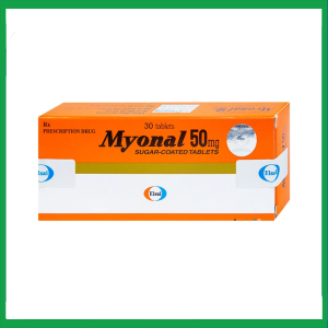 Viên nén Myonal 50mg Eisai cải thiện tăng trương lực cơ và điều trị liệt cứng (3 vỉ x 10 viên)