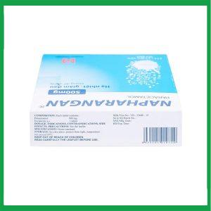 Nhà Thuốc Thành Hương - Viên sủi Napharangan 500mg Nam Hà hạ nhiệt, giảm đau, điều trị sốt từ nhẹ đến vừa (4 vỉ x 4 viên) 1 Nhà Thuốc Thành Hương - Napharangan 500mg 2