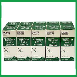 Nhà Thuốc Thành Hương - Thuốc nhỏ mũi Naphazolin 0.05% Danapha điều trị nghẹt mũi, sổ mũi, viêm mũi 1 Nhà Thuốc Thành Hương - Naphazolin Lo 5ml Da Nang