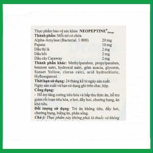 Nhà Thuốc Thành Hương - Neopeptine F chinh 3