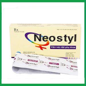 Viên đặt âm đạo Neostyl điều trị nhiễm khuẩn, nấm âm đạo, huyết trắng (1 vỉ x 10 viên)