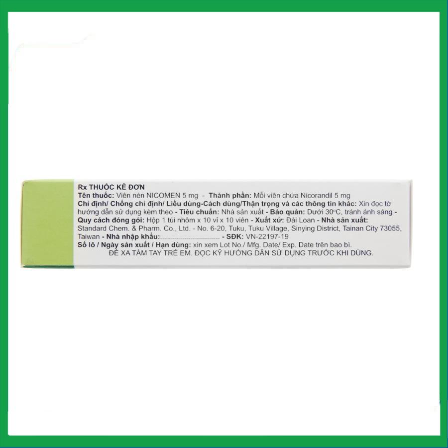 Nicomen-5mg-2.jpg Nhà Thuốc Thành Hương - Nicomen 5mg 2