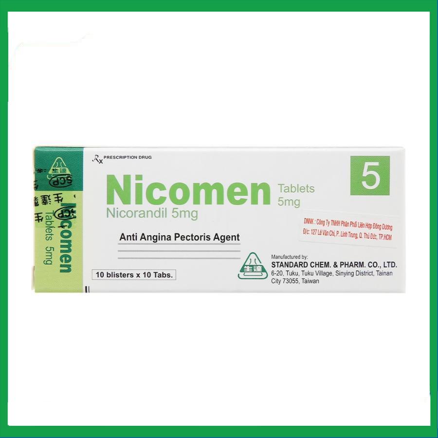 Nicomen-5mg.jpg Nhà Thuốc Thành Hương - Nicomen 5mg